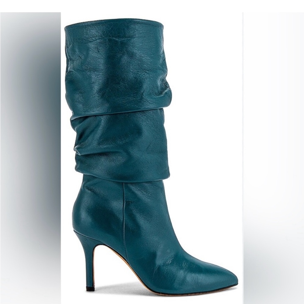 Toral Leather C Champ Boots in Teal